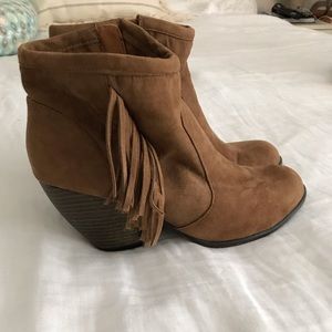 Target Mossimo Fringe Booties